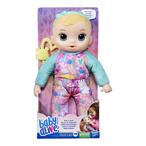 Muñeca Baby Alive Suave y adorable 18m+