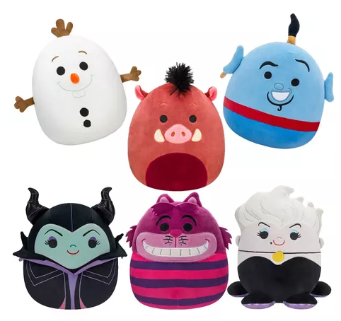 Peluches Squishmallows 8" Personajes Disney 3a+ ( Surtido de 6 - Se Venden por Separado )