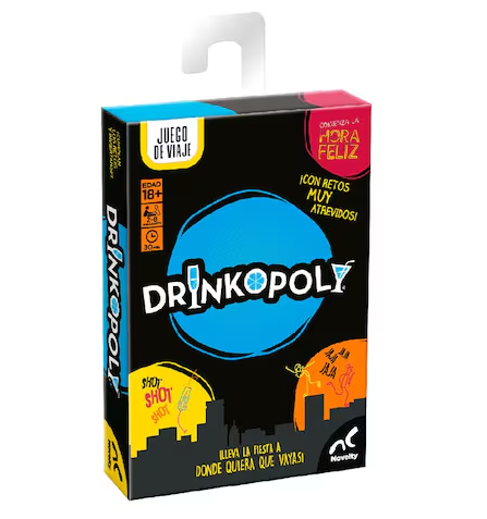 Juego de Mesa Drinkopoly Juego de Viaje 18+