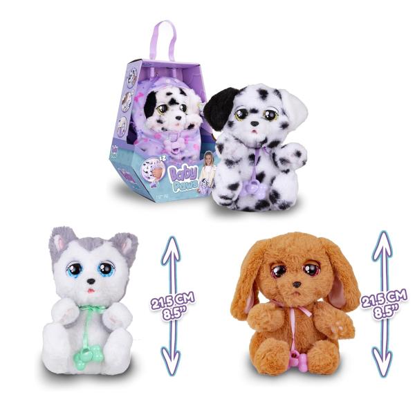 Peluche de Cachorros Baby Paws con Sonidos y Cargador 18m+ ( Surtido de 3 - Se Venden por Separado )