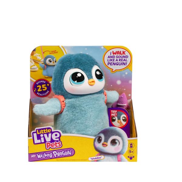 Mi Mascota Pinguino Andante con Sonidos y Movimientos Little Live 5a+