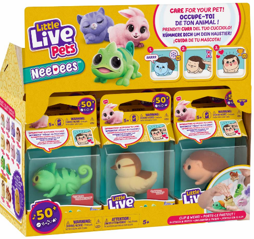 Mascotas Pequeñas Interactivas 50 Diferentes Sonidos  Live Pets 5a+/ Surtido 4 -  Se venden por separado