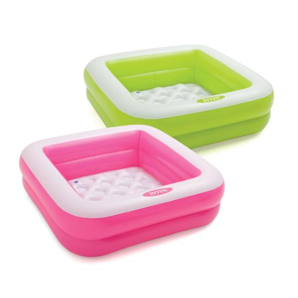 Piscina Inflable Cuadrada 85x85x23cm Surtido de 2 ( Se venden por separado) 13a