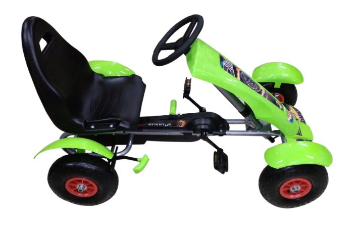 GoKart Verde Llanta de Hule 512a 50Kg Max