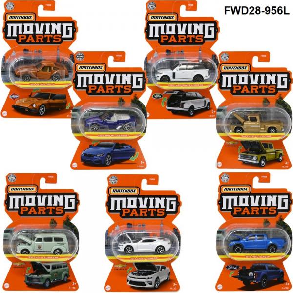 Carro Individual Matchbox Movin Parts Blister 3a+