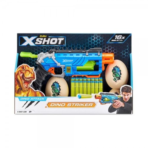Lanzador de Dardos de Espuma XShot Dino Attack Striker 8a+