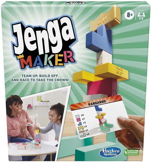 Hasbro Games - Juego de Mesa Jenga Maker 8a+