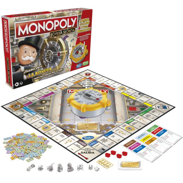 Hasbro Games - Juego de Mesa Monopoly Bóveda Secreta 8a+