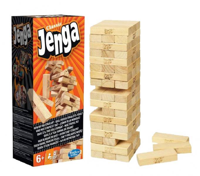 Hasbro Games - Juego Jenga Clásico Renovado 6a+