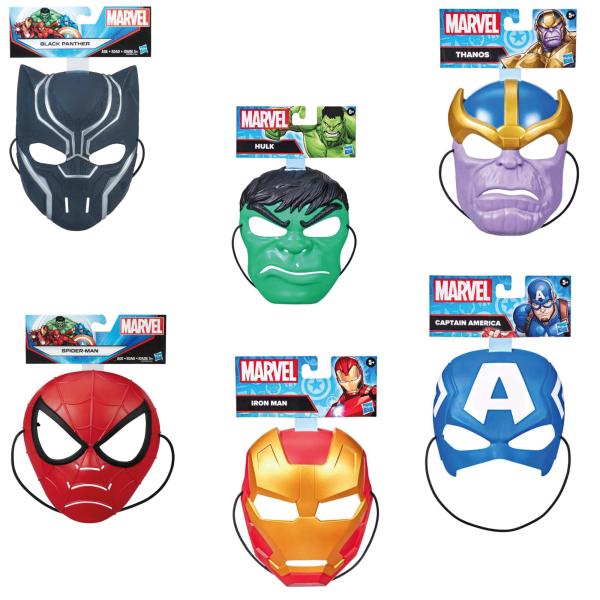 Mini Máscara Avengers 5a+ /Surtido de 6 / Se venden por Separado