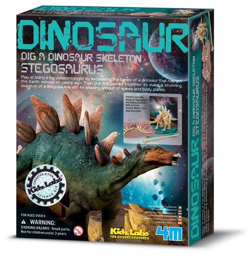 KidzLabs Cava y Arma Tu Fósil de Stegosaurus 8a+