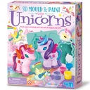 Juego Pinta y Moldea Unircornios 3D Brillantes 5a+