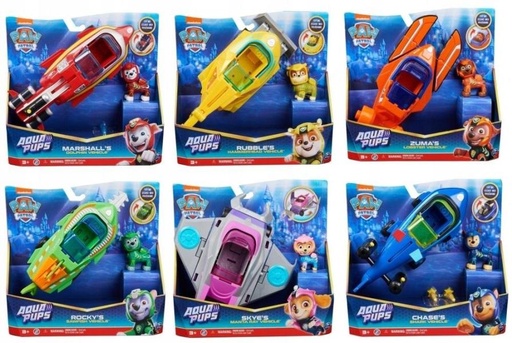 [BT6065229] Vehiculos Paw Patrol Agua Pups 3a+ / Surtido de 6 / Se venden por Separado