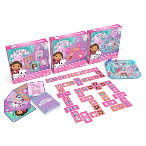 [BT6066779] Set de 3 Juegos de Mesa de Gabby`s Dollhouse 4a+