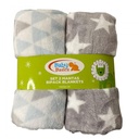 Baby Basics Conjunto de Mantas para Bebé Set de 2 Azul/Gris