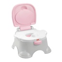 Fisher Price /  Asiento Bacinilla Color Rosado / Blanco 3 en 1