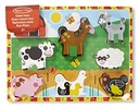 Figuras de Madera de Encajar Animales de la Granja(3723) 2a+
