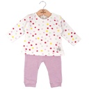 Conjunto de 2 Piezas Manga Larga Color Malva Niña 3m (612860)