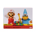 Figuras Nintendo Super Mario Bross Set de 2 / 3a+ (Mario de Fuego Magikoopa)