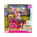 Muñeca en Bicicleta con Mascota 3a+ (455879)