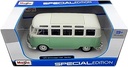 Carro Volkswagen Van "Samba" Verde Esc:1:25 3a+(072263)