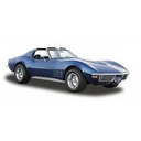 Carro Corvette® Azul Metálico 1970 Esc:1:24 3a+ (088356)