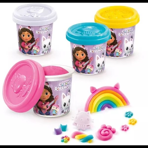 [CTGAB001] Set sde 4 Plasticinas de la Casa de Muñeca de Gabby 2a+
