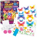 Kidz Maker Lienzo con Mariposas  3D y Iluminan 5a+