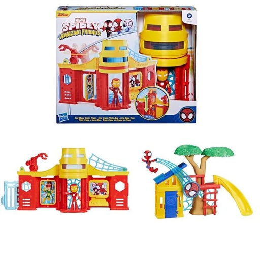 [HBF8842] Figuras Marvel Spidey the his Amazing Friends Torre y Parque de Juegos 3a+/ Surtido 2 -  Se venden por separado