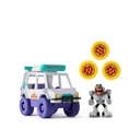 Vehiculo DC Teen Titans Go! Repartidor de Pizza 4a+ Cyborq