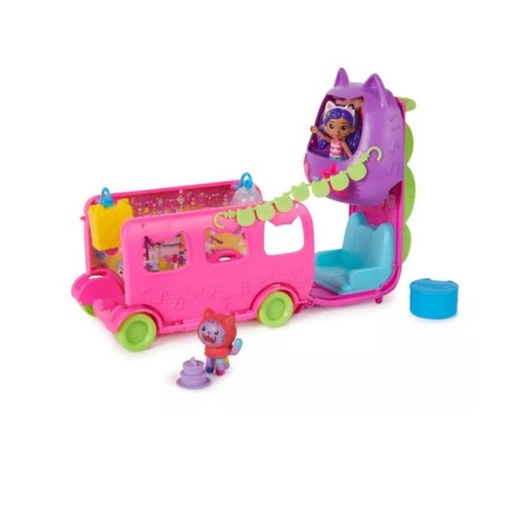 [BT6068015] Autobús de Fiesta Gatuno de la Casa de Muñecas de Gabby´s 3a+