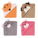 Toalla con Capucha para Bebé Animalitos / Surtido 2 -  Se venden por separado