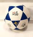 Balón Fútbol Laminado PVC con Neum #5 Blanco/Azul (SLPVC3003B)