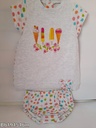 Vestido 2 Piezas Helados C/Puntitos 6m