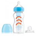 Chupón Ancho Opt Plus +9 Oz Azul con Tetina de Transición (WB91605P3)
