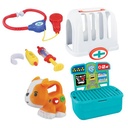 Juego Veterinaria y Cachorro 9pzs 12m+
