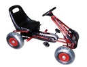 Go-Kart Rojo con Llanta de Hule  3a+ 30Kg Max