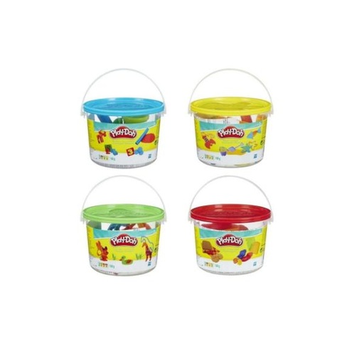 [HB23414] Play-Doh - Balde Plasticina con Moldes 3a+ / Surtido de 4 - Se venden por Separado