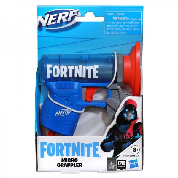 Lanzador Nerf Fortnite Micro Grappler 8a+