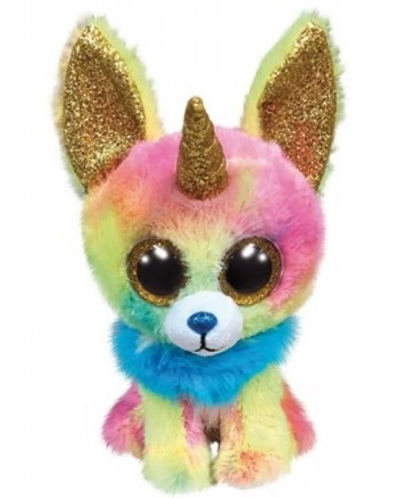 Peluche Beanie Boos Chihuahua Unicornio Multicolor Yips Regular