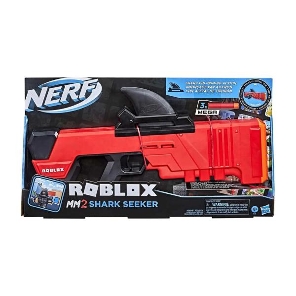Lanzador HASBRO Nerf Roblox MM2 Shark Seeker 8a+
