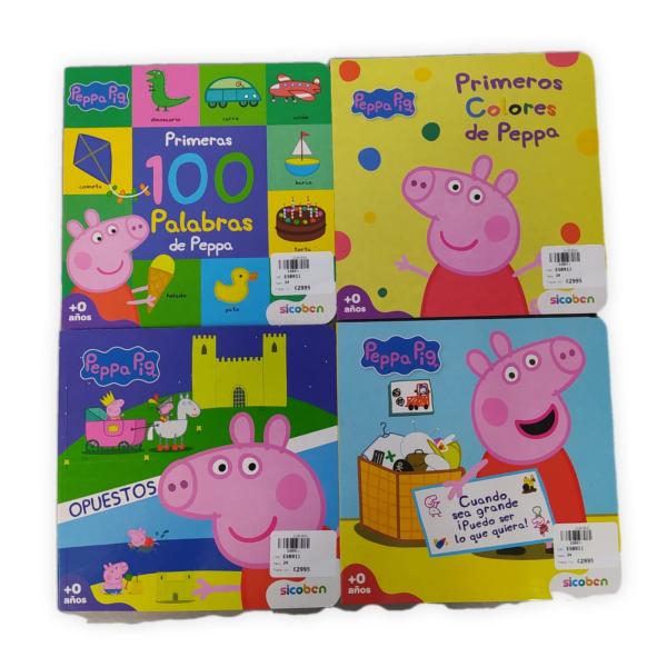 Libros Colección Aprendo con Peppa Pig 0m+ ( Surtido de 4 Se Venden por separado )