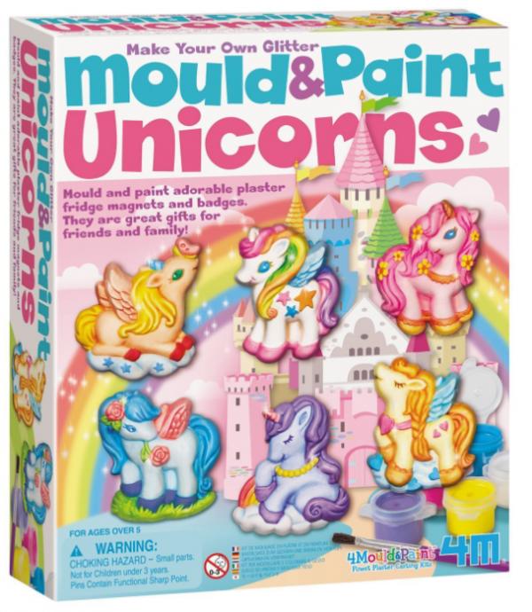 Unicornios de Yeso Moldea y Pinta 5a+