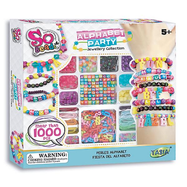 Pulseras Fiesta del Alfabeto 1000pzs 5a+