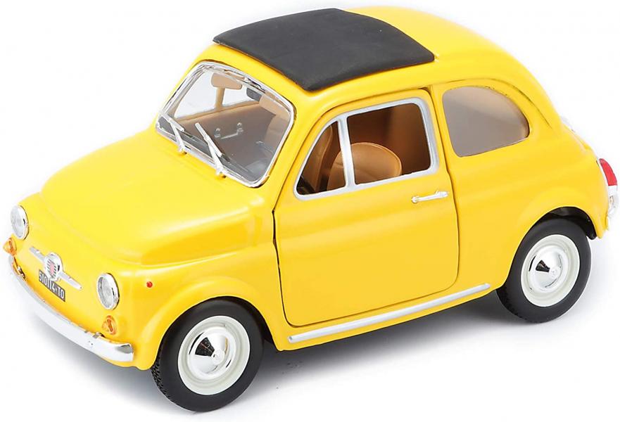 Carro Escala 1:21 Fiat 500F (1965) 3a+