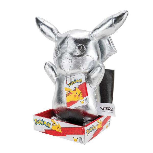Peluche Pokémon Pikachu Metalizado 25 Aniversario 2a+