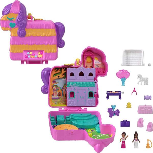 Polly Pocket Estuche de Fiesta con Piñata 4a+