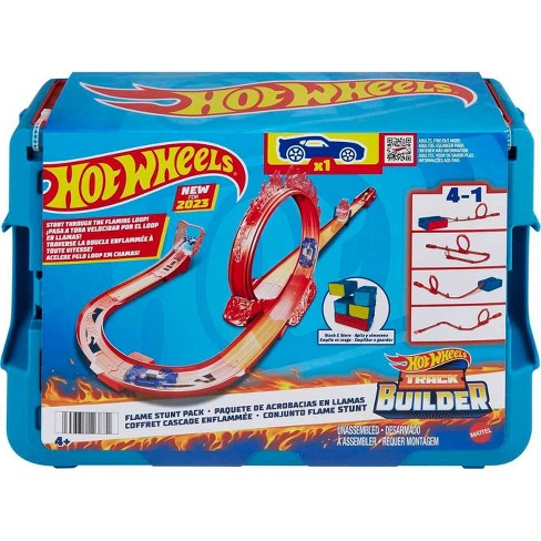 Hot Wheels Pista Pquete de Acrobacias en Llamas 4a+