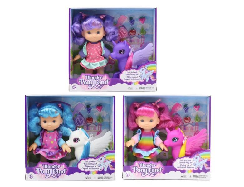 Muñeca con el Conjunto de Unicornio 3a+ ( Surtido de 3 - Se Venden por Separado )