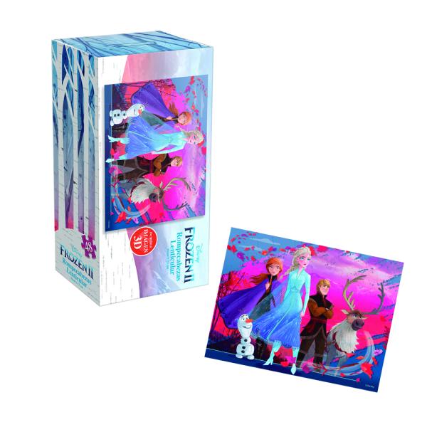Rompecabezas Lenticular de Frozen II 48 Pzs 3a+